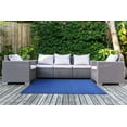 thumbnail image 2 of Garland Rug Brentwood Amherst Polypropylene Indigo Blue Indoor/Outdoor Area Rug, 6' x 8', 2 of 5