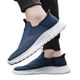 thumbnail image 1 of Slip-Ons Slip-Ons punto técnico deportivas informales zapatos (azul oscuro 40), 1 of 9
