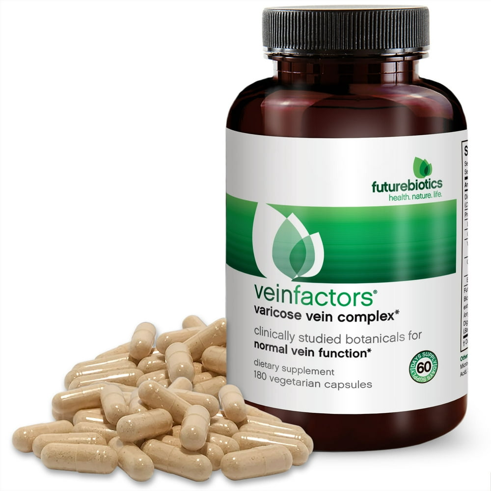 FutureBiotics VeinFactors, Varicose Vein Complex, 180 Vegetarian