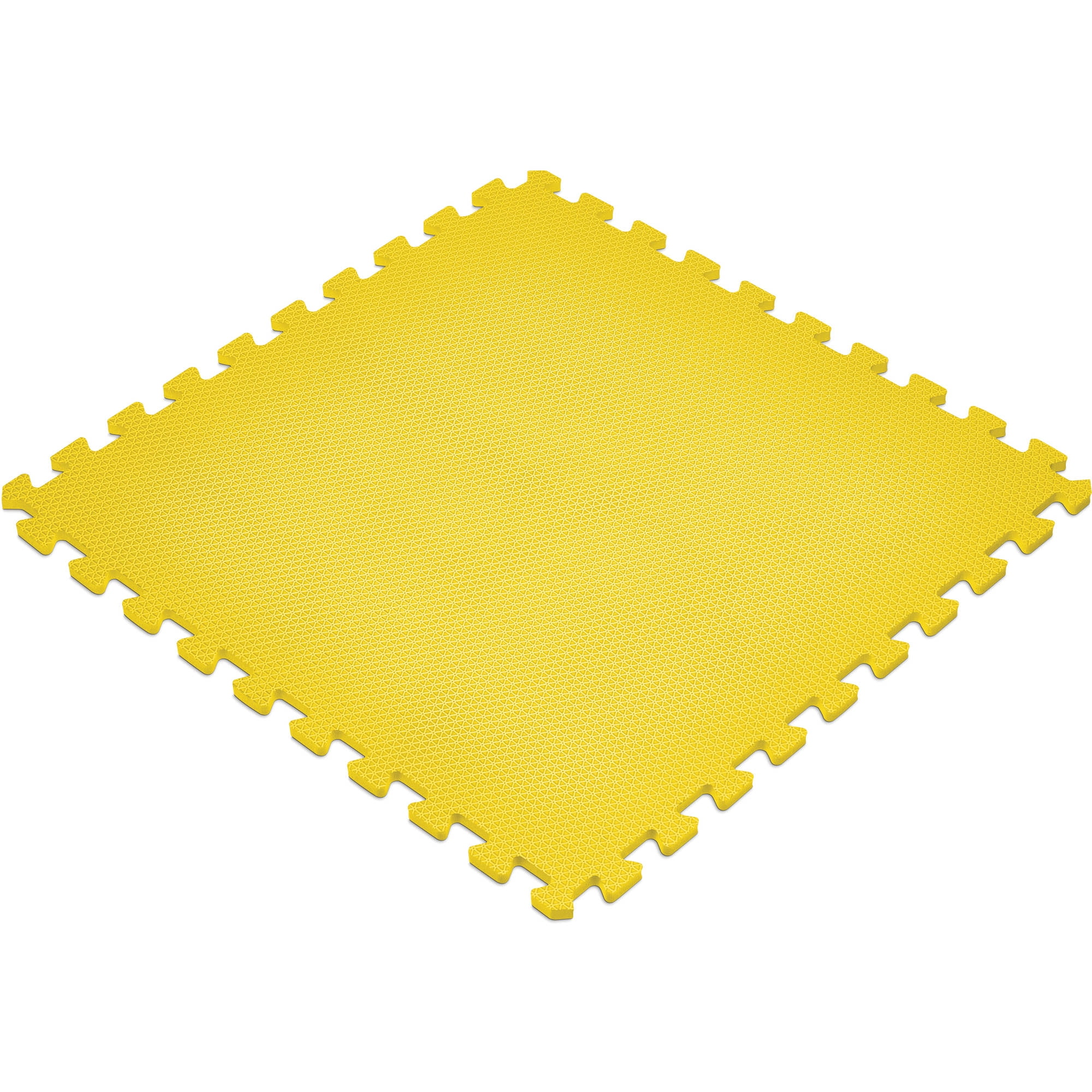 Norsk 24 sq ft Interlocking Foam Floor Mat, 6Pack, Yellow Walmart