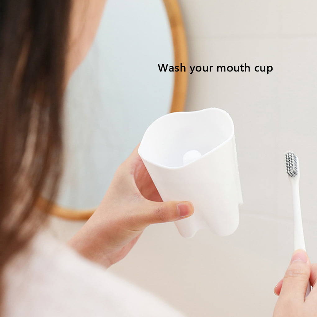 Drink Cup Mug Toothbrush Cup for Home Bathroom Style Plastic Eco-Friendly Cup