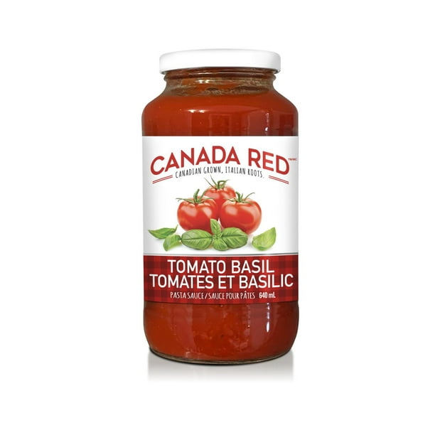Canada Red sauce pour pâtes tomate et basilic Sauce pour pâtes (640ml)