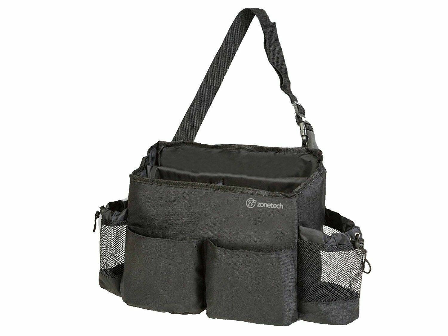 Zone Tech Hanging Organizer Bag - Travel Car Storage Case For Driver's Seat Clutter