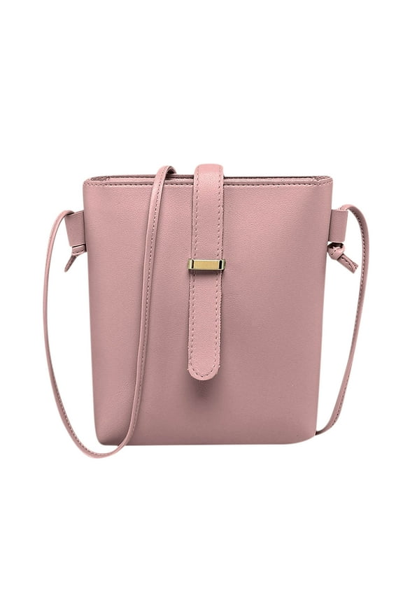 Crossbody Bag for Women , Trendy Casual Crossbody Purse, Zipper Pocket, Small Women's Shoulder Sling Handbag Cell Phone Purse, Gift for Girlfriend Mother Wife Daughter (Pink)