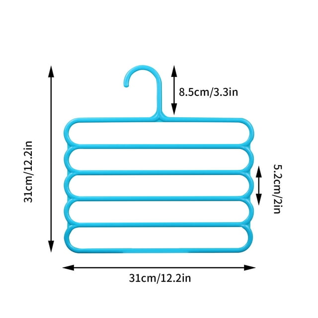 Pants Racks for Hanging Pants Multi-Functional 5-Layer Pants Hangers 5-Layer Hanging Pants Hanger Scarf Rack Silk Scarf Tie Hanger