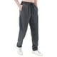 thumbnail image 2 of Pantalones anchos de pana con cordón para hombre - Poliéster, color liso, estilo informal, 2 of 7