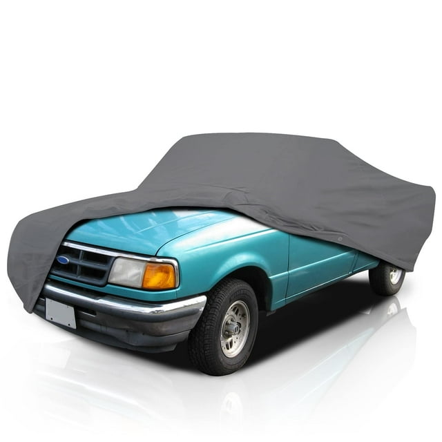 Couverture Complète 5 Couches Camion Semi-Custom Voiture Couverture pour Ford Ranger 1998 1999 2000 2001 Taxi Prolongé Ramassage Long Lit, Protection Tous Temps Respirant Anti-Rayures, Poussière, Neige