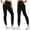 Black, variant on Women's Plus Yoga Pants for Women Tall Capri Leggings for Women Plus Size Exercise High Waisted Leggings for Women Plus Size Trouser Style Yoga Pants Full Length Soft Workout Leggings with Pockets