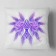 thumbnail image 2 of Designart 18" x 18" Purple Polyester Throw Pillow, 2 of 5