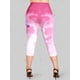 thumbnail image 3 of Leggings Capri de Talla Grande de Estampado de Mariposa Rosegal Leggings de talla grande, 3 of 5