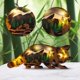 thumbnail image 2 of Lámpara de animales tallada en madera 3D decorativa para el hogar, lindo conejito lobo dragón familia presenta ideas Pascua cumpleaños sala de estar (mapache), 2 of 5
