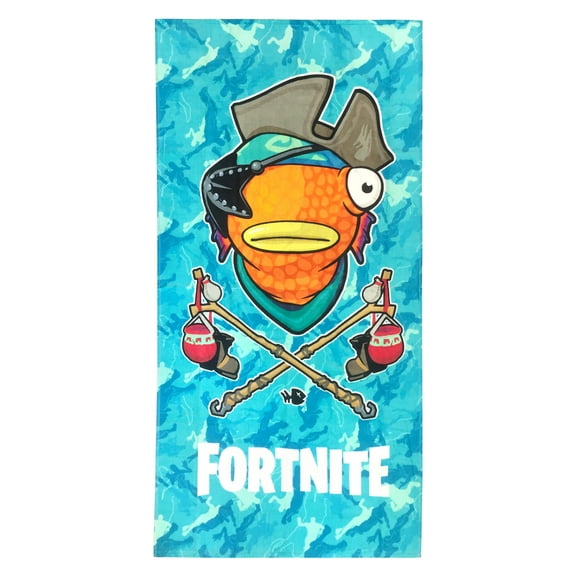 Fortnite Fish Stick 28X58 Beach Towel