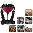 thumbnail image 2 of 4PCS Portable Wine Glass Holder Strap Wine Sling Yoke Glass Holder Support Neck Strap for Birthday, 2 of 5