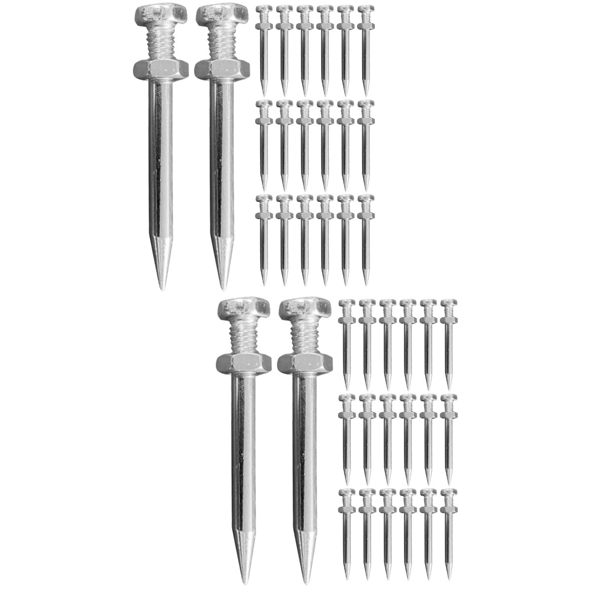HOMEMAXS 40 Pcs Aerator Shoe Accessories Aerator Pegs Aerator Nails Aerator Stake for Shoe Aerator Supplies