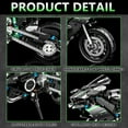thumbnail image 5 of Leimao 1:8 H2 Motorcycle Building Set, Birthday Gift for 14+ Kids (806Pcs), 5 of 7