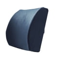 thumbnail image 1 of Billuyoard Asiento de coche de espuma viscoelástica para adultos, soporte lumbar, cojín trasero, almohada para la cintura, silla de oficina Decoración del hogar Azul oscuro Billuyoard JJ24668-01, 1 of 1