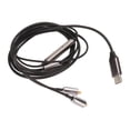 thumbnail image 4 of Cable de auriculares tipo C a MMCX Cable de auriculares de cobre libre de oxígeno profesional Reemplazo para SE215 315 535 846, 4 of 12