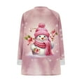 thumbnail image 4 of Tops for Womens Crewneck Long Sleeve Christmas Tops Casual Print Sweatshirts for Women Pullover, 4 of 5