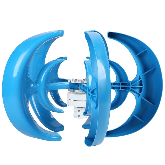 Conjunto de turbina eólica, conjunto de turbina eólica de 5 palas, ejes verticales, turbina eólica, generador de energía eólica, artesanía excepcional VoborMX herramienta