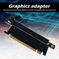 thumbnail image 1 of Tarjeta Elevadora Pcie X16 PCIe X16 Riser Adaptador de tarjeta gráfica PCI Express X16 de ángulo recto de 90 grados, 1 of 6