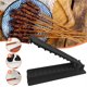 thumbnail image 1 of Herramienta para brochetas de barbacoa | Parrilla de brochetas de acero inoxidable | Palo para asar a la parrilla de carne de verduras y mariscos a la barbacoa al aire libre | Fácil de limpiar |, 1 of 6