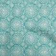 thumbnail image 1 of oneOone Cotton Poplin Twill Dark Teal Green Fabric Block Craft Projects Decor Fabric Printed By The Yard 56 Inch Wide-ZX, 1 of 6
