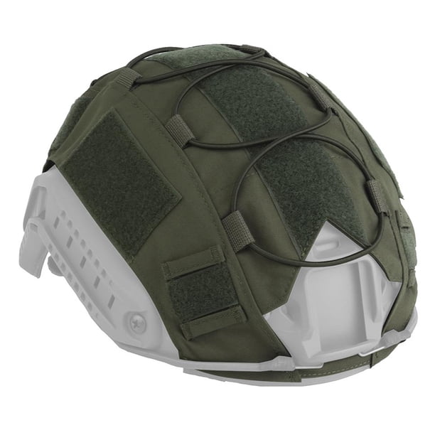 Funda para Paintball Airsoft Con Aro Y Bucle para Rápido (verde M)