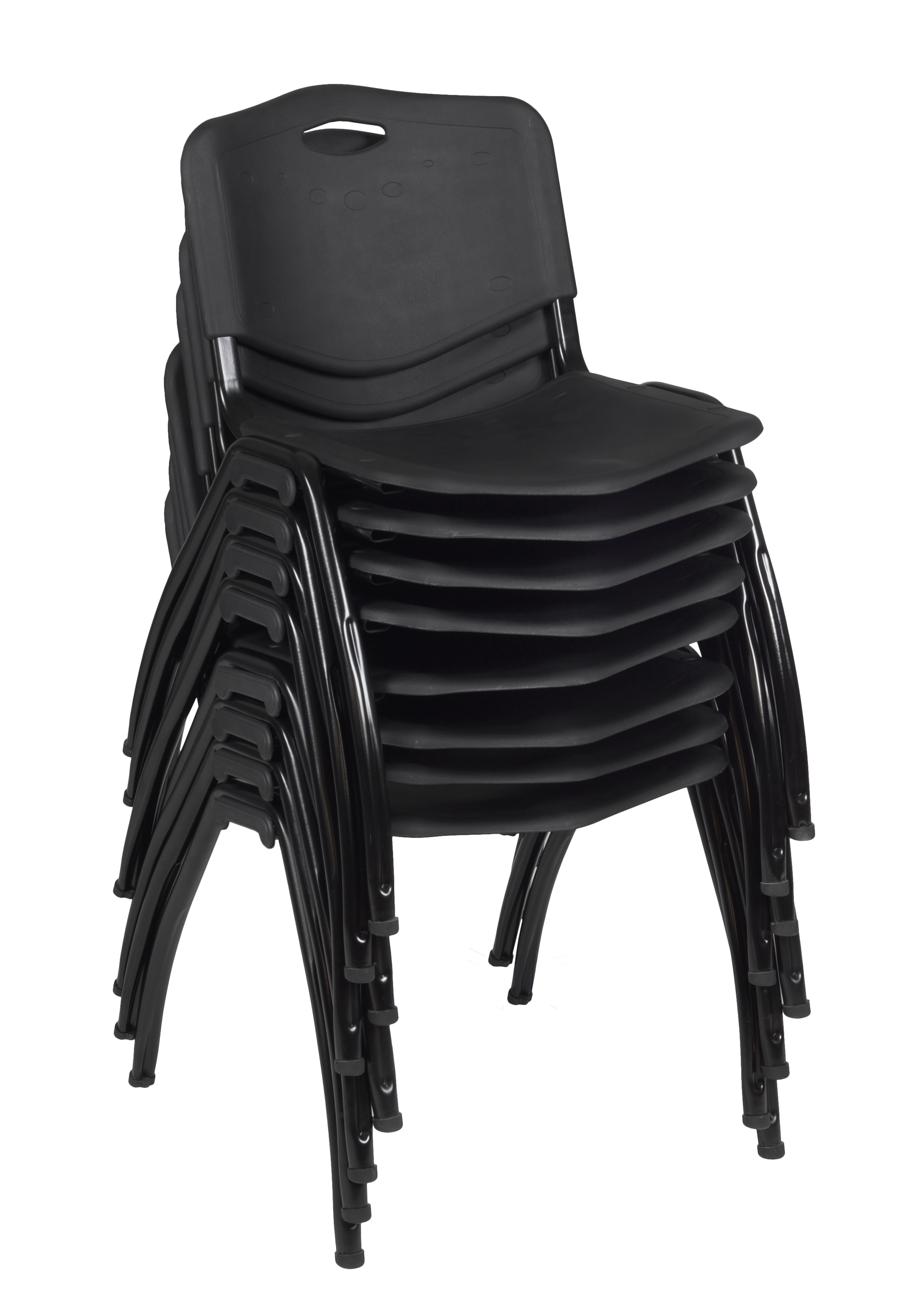M' Stack Chair (8 pack) Black