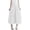 White, variant on Qiopertar Plus Size High Waist Casual Pleated Palazzo Pants for Women Oversized Wide Leg Lounge Pants Elastic Waist Ankle Length Comfy Trousers, Coffee 3XL