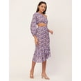 thumbnail image 3 of Moomaya One Shoulder Ruffle Dress, Printed High Low Summer Dresses For Women, 3 of 8