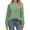 Green, variant on Wearear Womens Long Sleeve Tops 2024 Striped Shirt Drop Shoulder Crew Neck Tops Loose Fit Casual Shirts