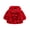 Red, variant on Toddler Baby Girl Faux Fur Coat Jacket Cloak Infant Girl Cape Poncho with Pearl Balls Thicken Fall Winter Wedding Birthday Outerwear Clothes