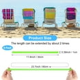 thumbnail image 3 of Uxcell 6-Pack Bandas para Toallas para Sillas de Playa, Clips Reutilizables a Prueba de Viento[Verde Fluorescente], 3 of 7