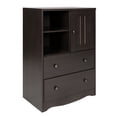 thumbnail image 3 of Topcobe Storage Cabinet with 2 Drawers, Floor Storage Cabinet with Drawer, Modern Accent Cabinet for Living Room, Bedroom, Kitchen, 3 of 9