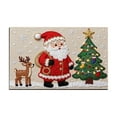 thumbnail image 2 of ToyKingdee Christmas Kitchen Rugs Bathroom Rug Non-Slip Red Door Mat Rugs for Entryway Indoor, Small Washable Throw Soft Bath Mat, Holiday Decor Untra-Thin Carpet, 2 of 6