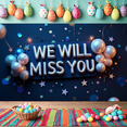thumbnail image 5 of Blue Watercolor Backdrop Banner with Balloons Stars Decors for Farewell Party, Photo Booth Background, Event Decorations, Celebration Supplies, Party Props, 5 of 8