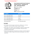thumbnail image 2 of Front Control Arm Ball Joint Tie Rod and Sway Bar Link Kit - Compatible with 2005 - 2008 Dodge Magnum 2006 2007, 2 of 2
