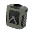 thumbnail image 2 of Ventilador de cintura con luz, recargable por USB, con clip, mini ventilador portátil multiusos Verde, 2 of 7