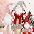 thumbnail image 4 of Fiesta en casa Navidad muñeco anciano sin rostro decoración de árbol de Navidad gnomo colgante, 4 of 5
