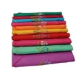 thumbnail image 4 of Caruso Italy Dark Women's Embroidered 100% Pure Cotton Hankerchief Multicolor - Pack of 10, 4 of 5
