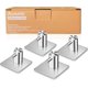 thumbnail image 2 of FlkwoH 4 Piezas Gancho Adhesivo, Gancho para Toallas, Gancho de Pared de Baño de Acero Inoxidable, Gancho Adhesivo para Toallas Impermeable y a Prueba de Aceite para Cocina, Sala de Estar y Oficina Plata-4 Piezas, 2 of 5