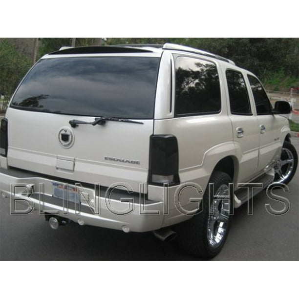 New 2002 2003 2004 2005 2006 Cadillac Escalade Tinted Smoked Taillamps Taillights Film Overlays Walmart Com Walmart Com