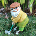 thumbnail image 3 of Gnomo de jardín, figuras decorativas de jardín, divertidos gnomos de jardín para exteriores, jugar al golf, se pueden utilizar como regalos o decoraciones increíbles TUNC Sencillez, 3 of 5