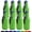 Neon Green, variant on Big Ol' Zipper Bottle Cooler Sleeve with Bottle Opener