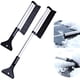 thumbnail image 1 of Raspador de hielo Irfora Cepillo de nieve extensible para raspador de hielo con cabezal de pala de ABS Sin rasguños Eliminación de nieve para automóviles, camiones, ventanas, parabrisas, raspado de vi Irfora Raspador de hielo, 1 of 7