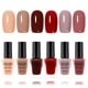 thumbnail image 1 of Set de esmaltes de uñas GELLEN Quick Dry Natural, 6 colores, rojo nude, 1 of 6
