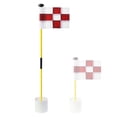 thumbnail image 1 of Soidarity Golf Flagstick Set Portátil Desmontable Ajustable Impermeable Lavable Colorido ABS Agujero Taza Poner Bandera Verde Amarillo Golf rojo blanco Soidarity OD021174-06, 1 of 6
