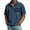 Dark Blue, variant on Mens American Flag Patriotic Polo Shirts Blue M