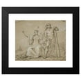 thumbnail image 2 of Anonymous 24x20 Black Modern Framed Museum Art Print Titled - Hercules and Seated Woman (19th Century), 2 of 5