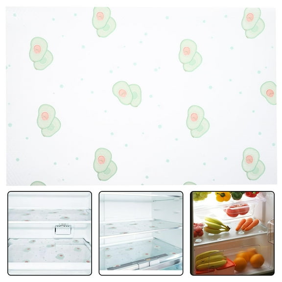 Worgeous Washable Refrigerator Mats with EVA Material for Kitchen Use Multi Color 8 Pcs